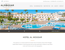 Tablet Screenshot of hotelclubalmoggar.com